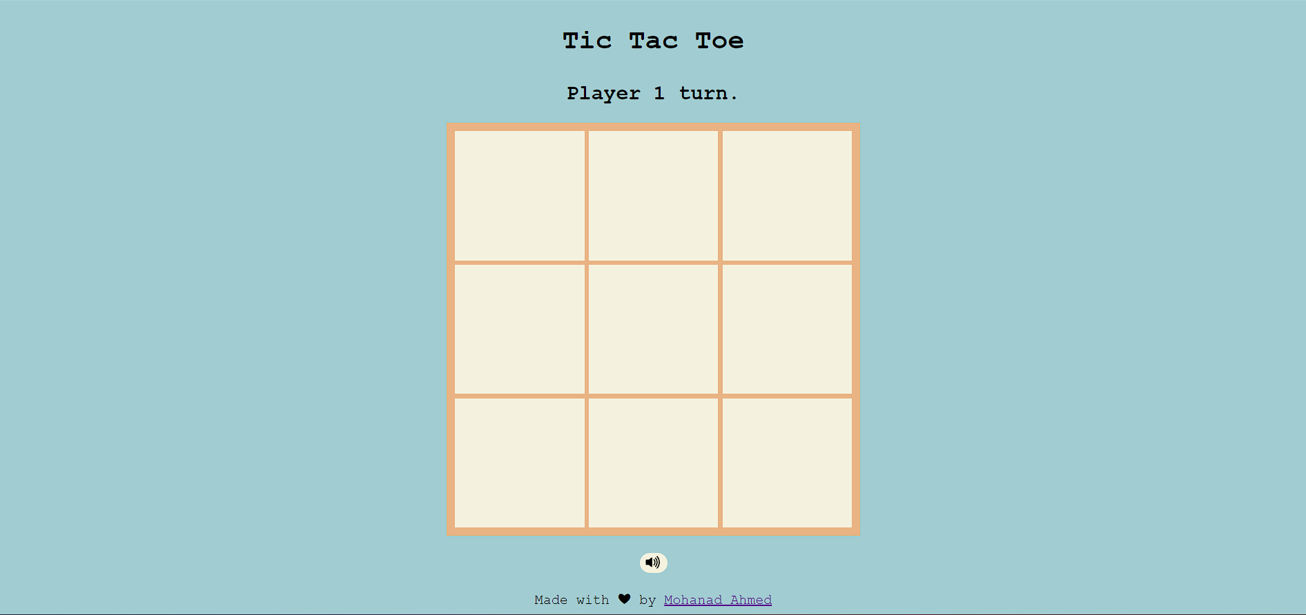 Tic-Tac-Toe game preview
